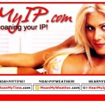 自分のIP調べる変なサイト～(笑)